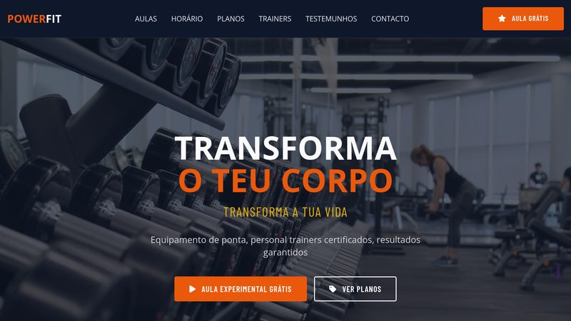 Demo — PowerFit Academia